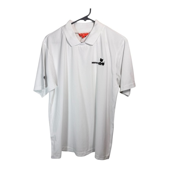 Beams Golf Woodstock Collab Polo in White NWT - Picture 2 of 9